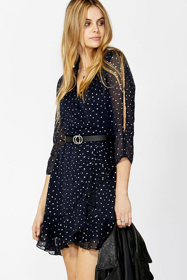 [TEST] Kate Spot Print Wrap Dress