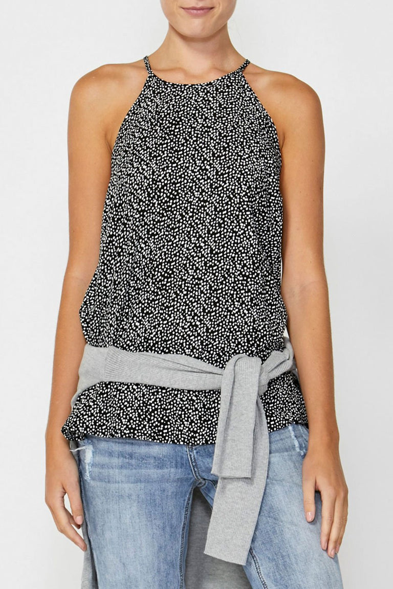 [TEST] Emma Print Cutaway Top