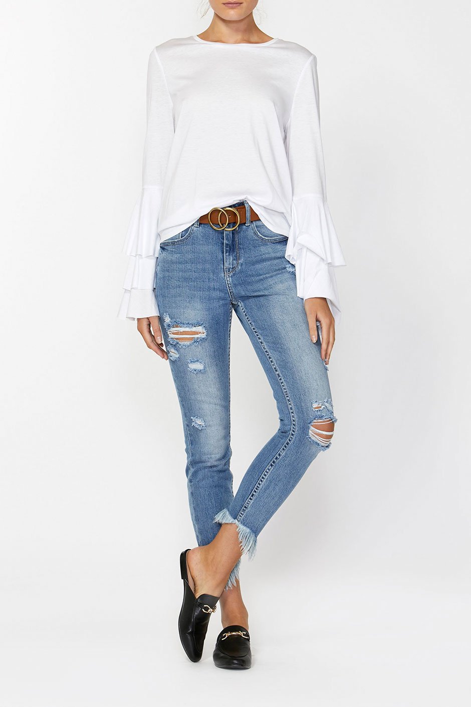 [TEST] Collins Asymmetric Fray Jean