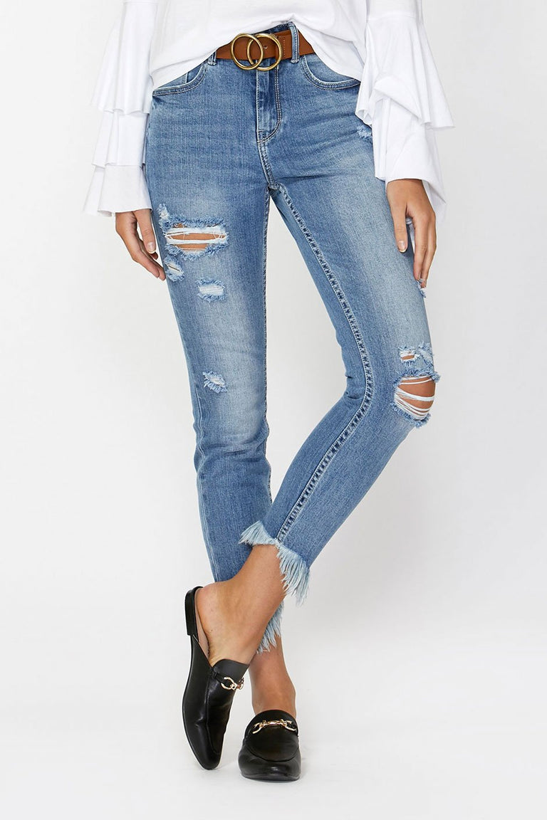 [TEST] Collins Asymmetric Fray Jean