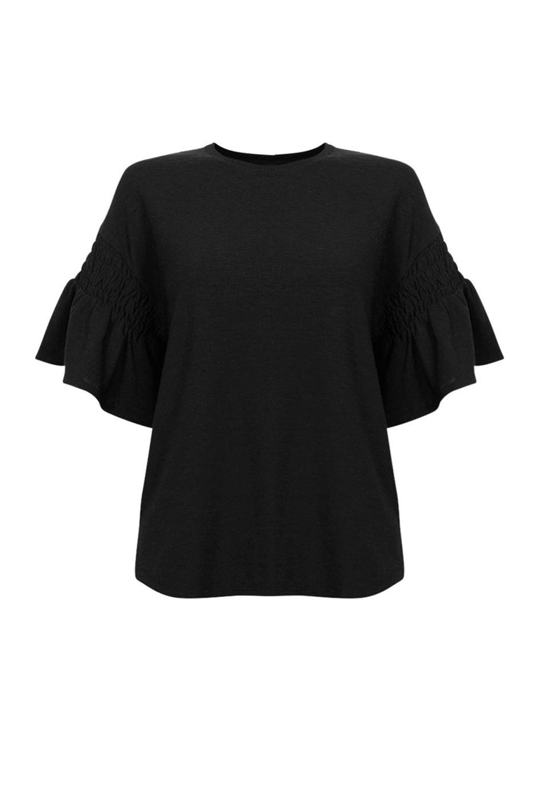 [TEST] Isla Textured Ruffle Top