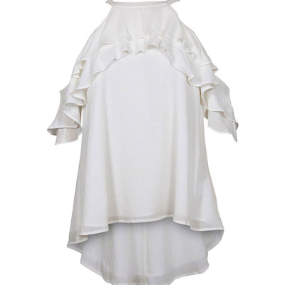 [TEST] Shae Ruffle Cold Shoulder Top