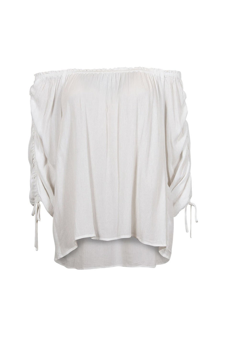 [TEST] Helena Ruched Off Shoulder Top