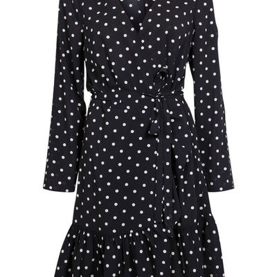 [TEST] Daria Mini Spot Wrap Dress