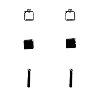 [TEST] Square Bar Earring Set