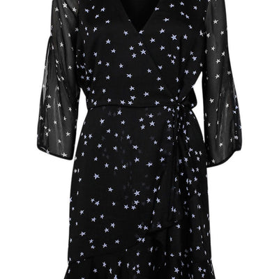[TEST] Kate Star Print Wrap Dress