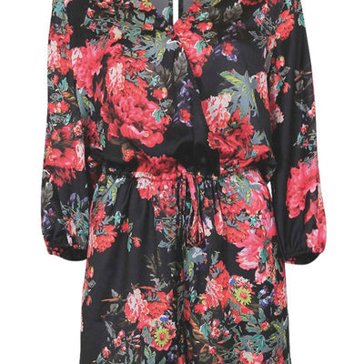 [TEST] O/E Daphne Wrap Satin Playsuit
