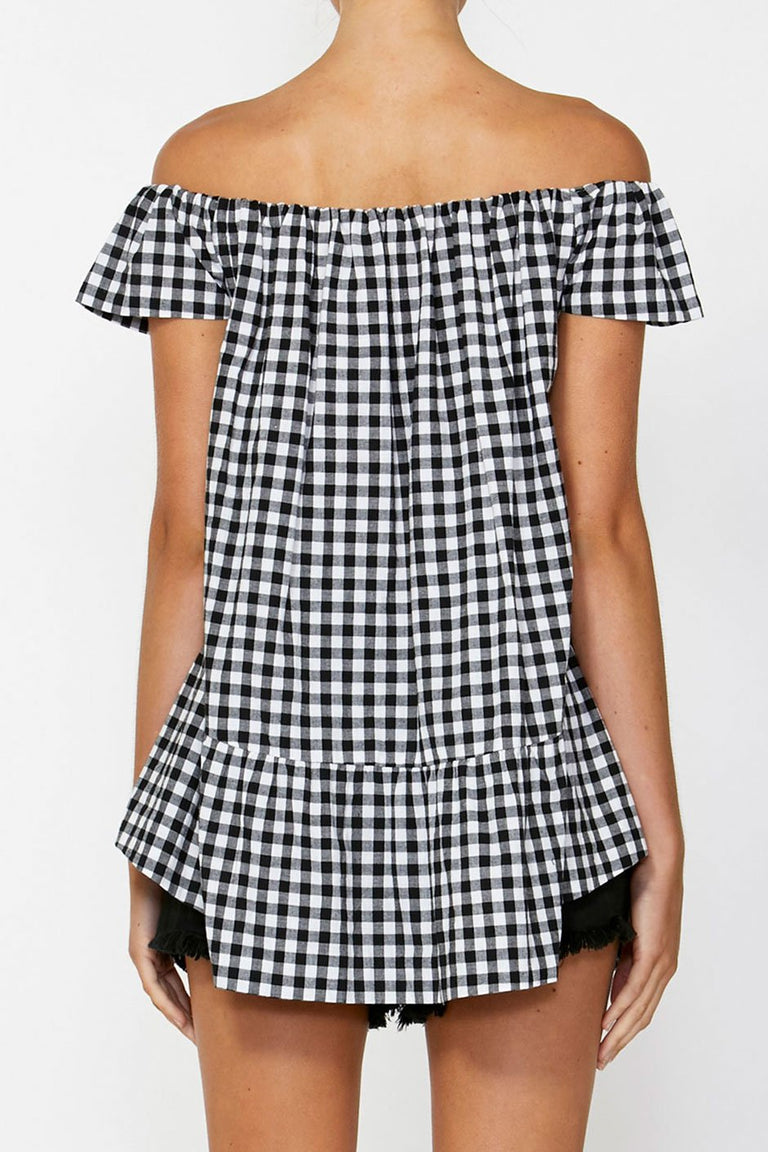 [TEST] Maisy Hi Low Off Shoulder Top