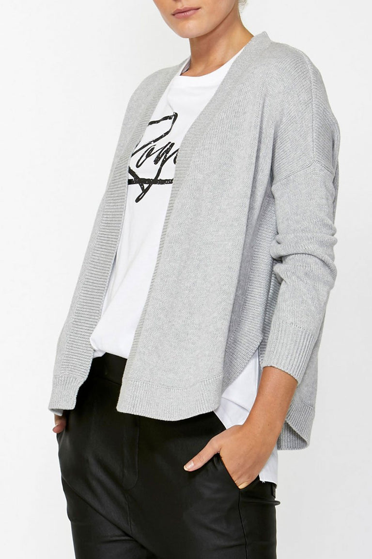 [TEST] Cici Curved Hem Cardigan