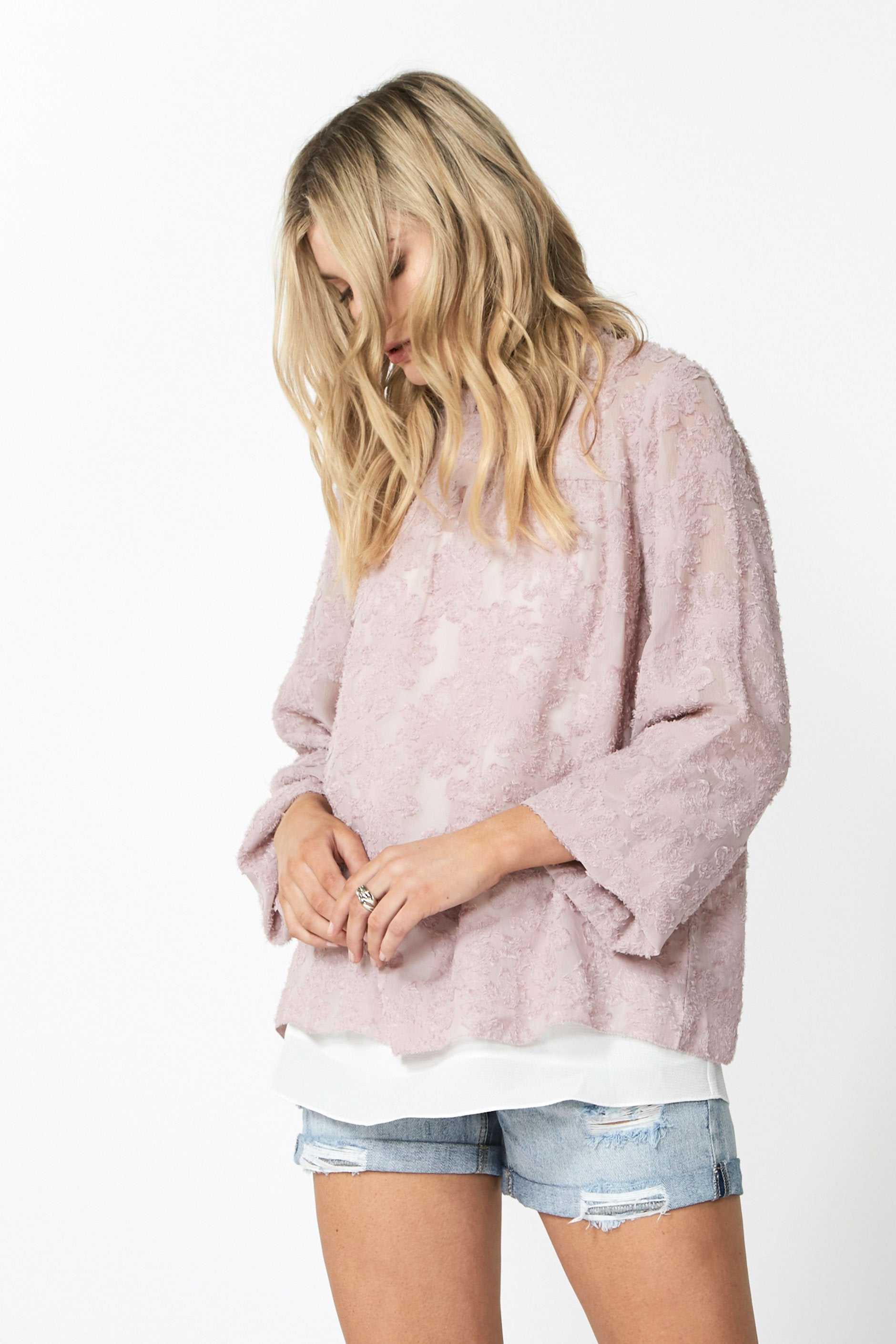 [TEST] Arabella Floral Burnout Blouse