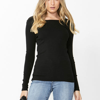 [TEST] Fitted Crew Long Sleeve Top