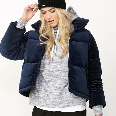[TEST] Luxe Velour Puffer Jacket