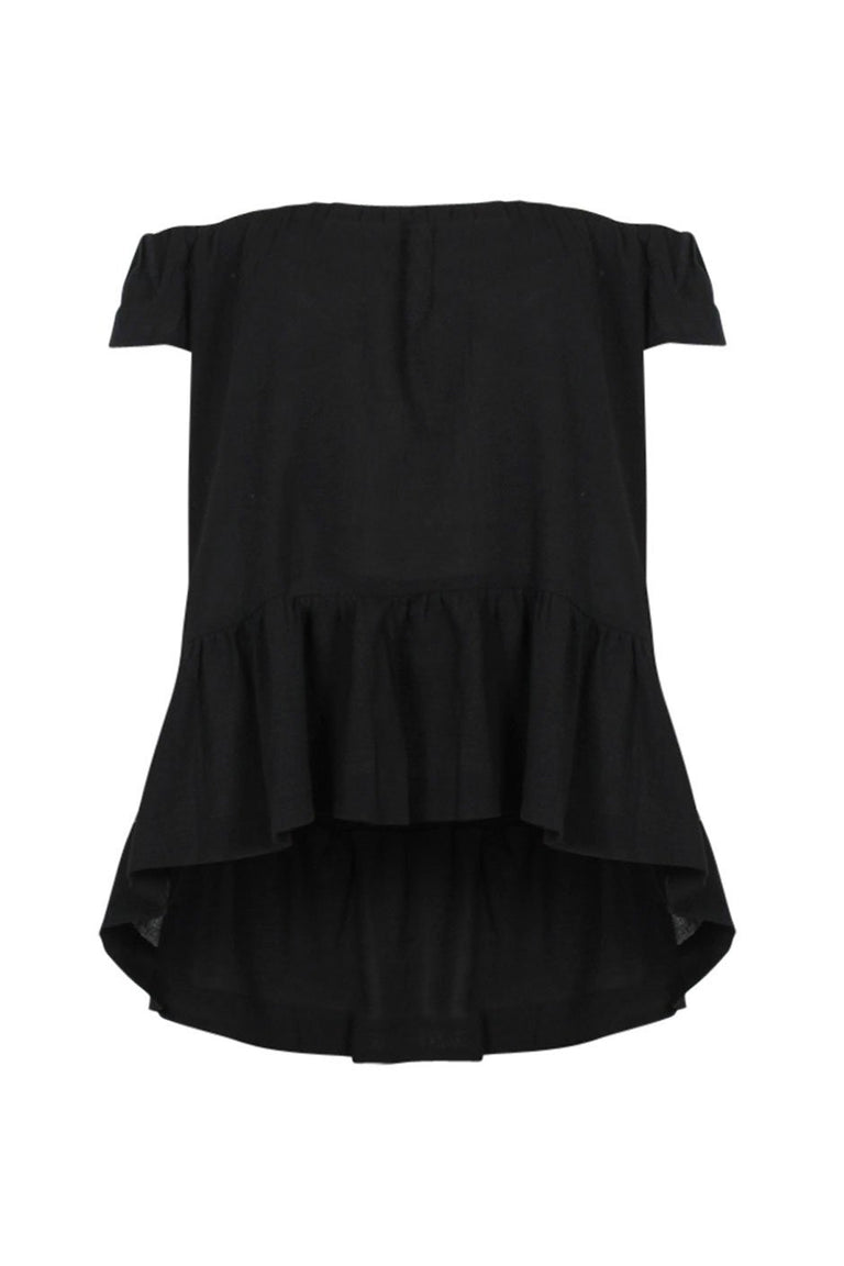 [TEST] Maisy Hi Low Off Shoulder Top