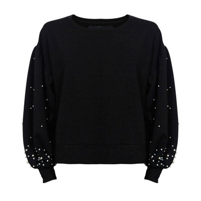 [TEST] Lisa Pearl Detail Sweat