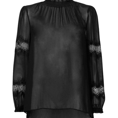 [TEST] Mina Lace High Neck Blouse
