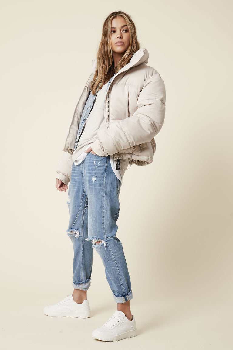 [TEST] Luxe Long Sleeve Boyfriend Tee