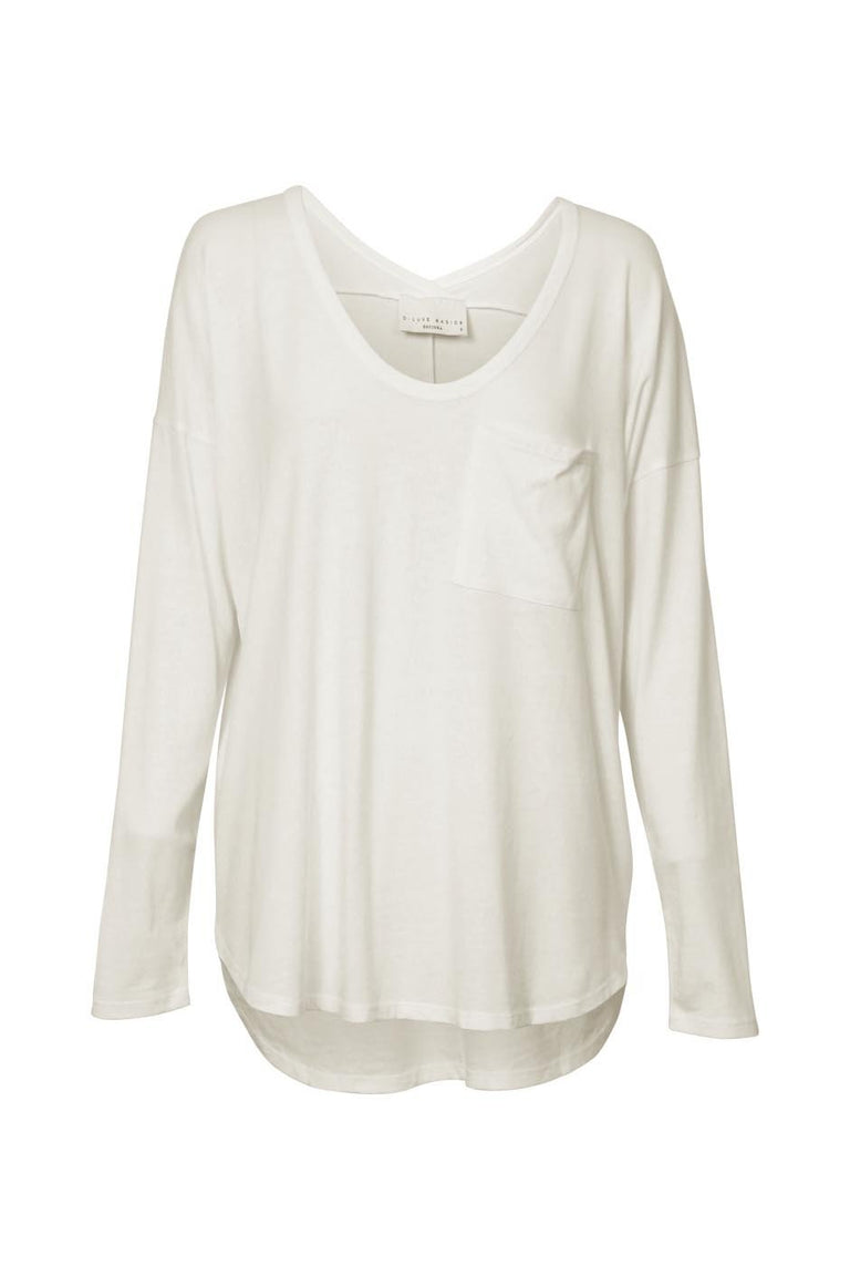 [TEST] Luxe Long Sleeve Boyfriend Tee