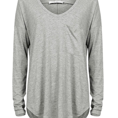 [TEST] Luxe Long Sleeve Boyfriend Tee