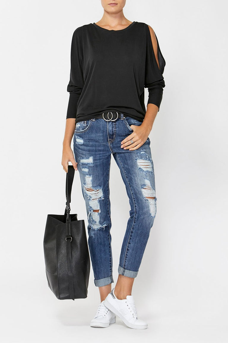 [TEST] Bianca Cut Shoulder Top
