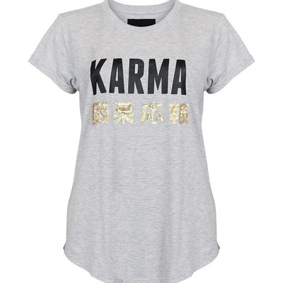 [TEST] Karma Sequin Text Tee