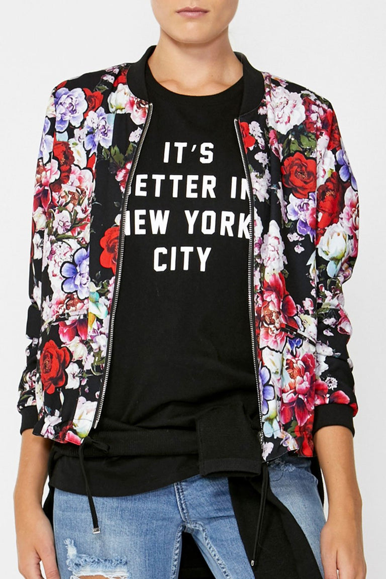 [TEST] Kathryn Printed Bomber