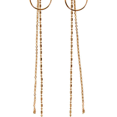 [TEST] Fancy Chain Circle Earring