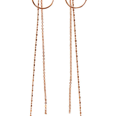 [TEST] Fancy Chain Circle Earring