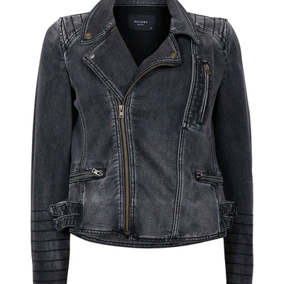 [TEST] Lina Biker Denim Jacket