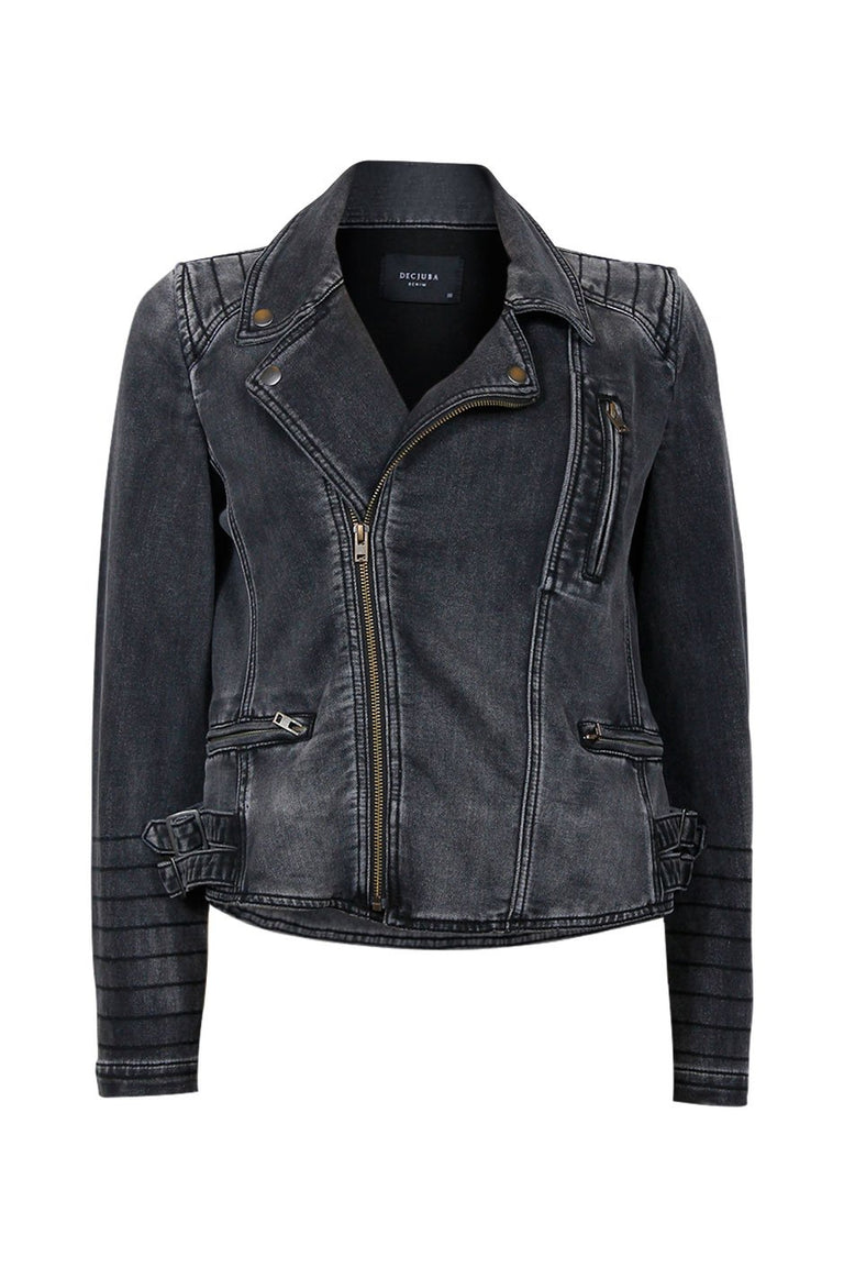 [TEST] Lina Biker Denim Jacket