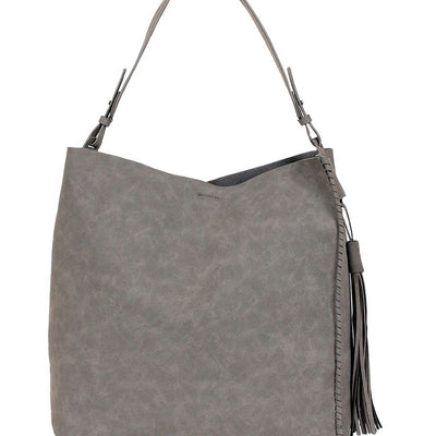 [TEST] Tassel Slouchy Tote Bag
