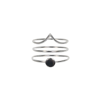 [TEST] Sterling Silver Wave Rings