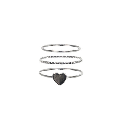 [TEST] Sterling Silver Heart Rings