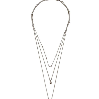 [TEST] Disk Ball Layered Necklace