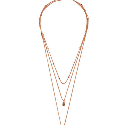 [TEST] Disk Ball Layered Necklace