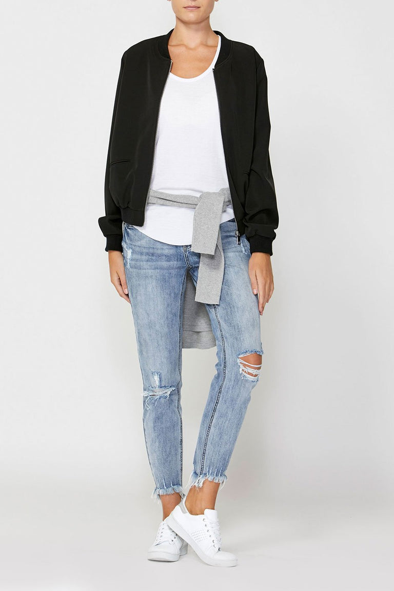 [TEST] Heather Bomber Jacket