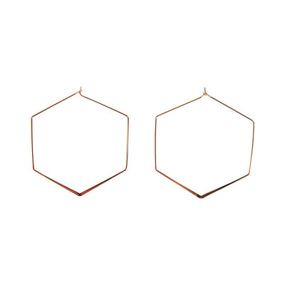 [TEST] Hexagon Hoop Earring