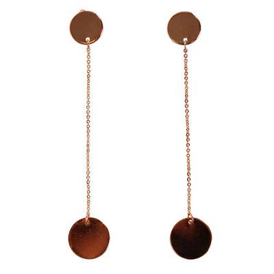 [TEST] Disc Drop Earrings