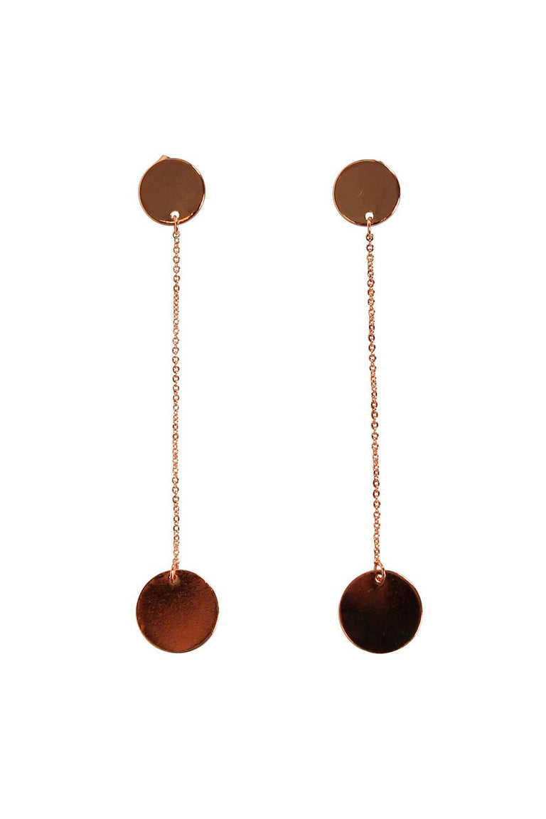 [TEST] Disc Drop Earrings