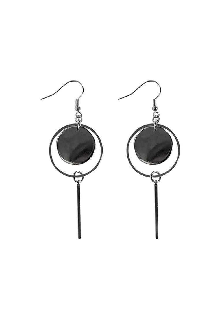 [TEST] Open Disc Drop Earring