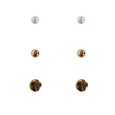 [TEST] Pearl Ball Stud Set