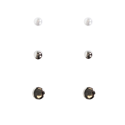 [TEST] Pearl Ball Stud Set