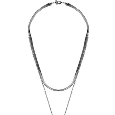 [TEST] Circle Double Chain Necklace
