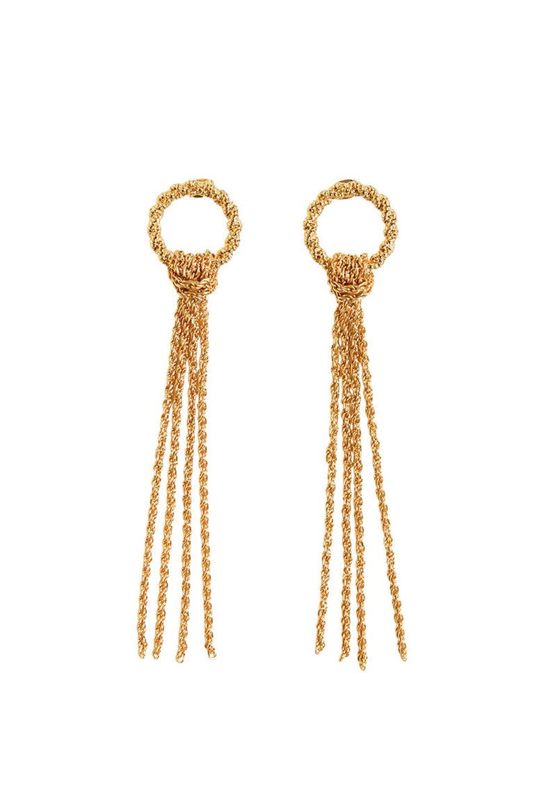 [TEST] Chain Tassel Earring