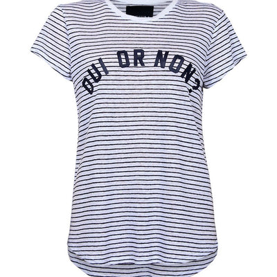 [TEST] Oui Or Non Stripe Tee