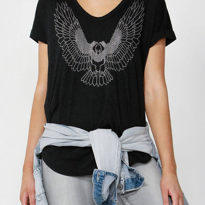 [TEST] Studded Eagle Band Tee