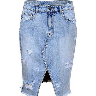 [TEST] Sammy Distressed Pencil Skirt
