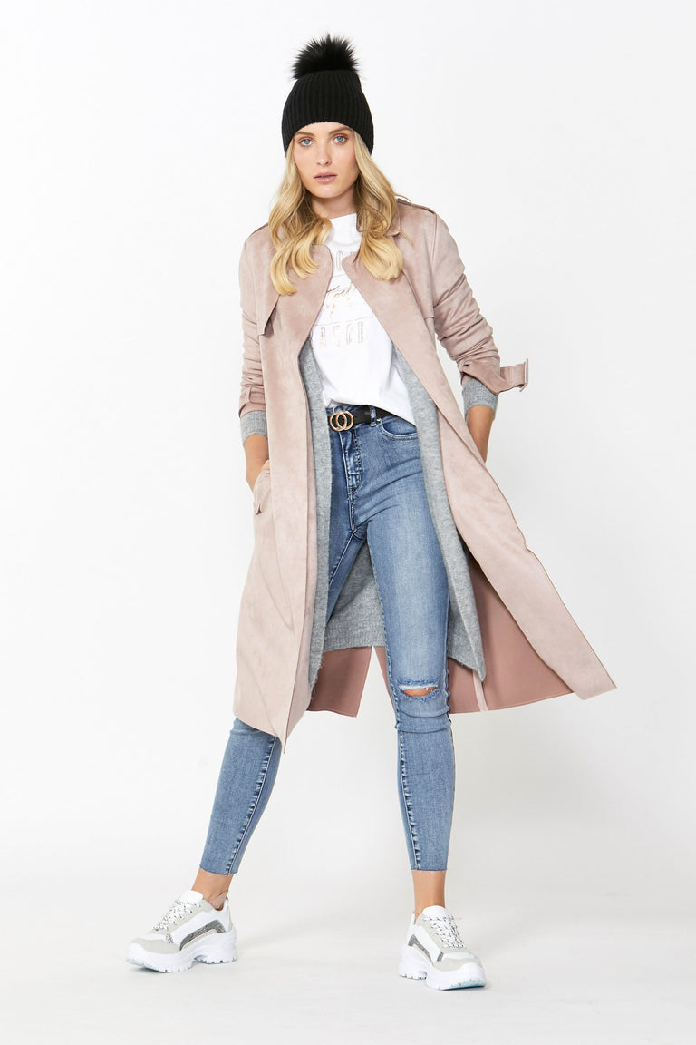 [TEST] Blair Suedette Trench Coat
