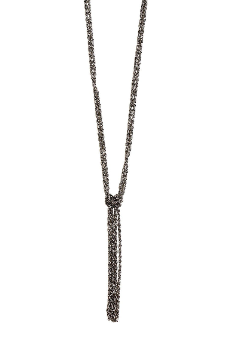 [TEST] Knot Tassel Necklace
