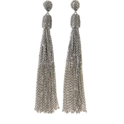 [TEST] Martha Chain Tassel Earring