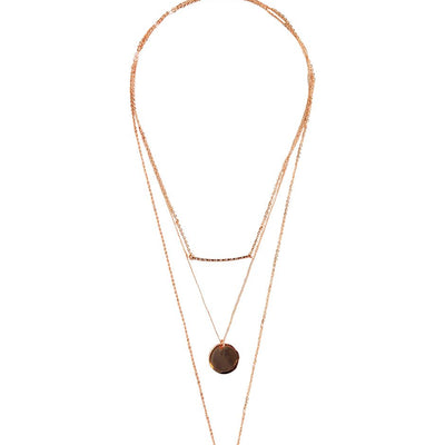 [TEST] Disc Ball 3 Layered Necklace